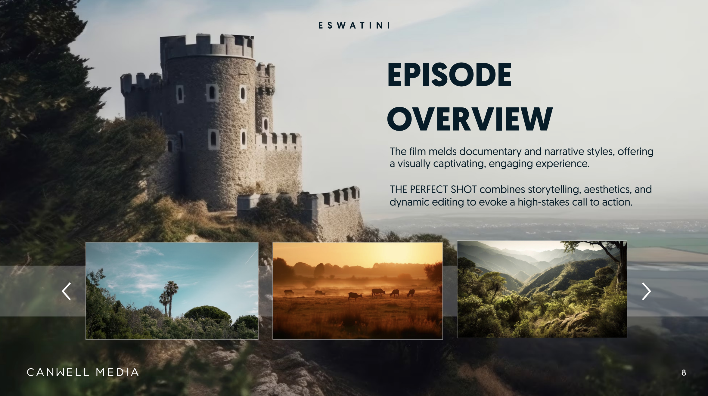 Pitch Deck Episode Slide Example
